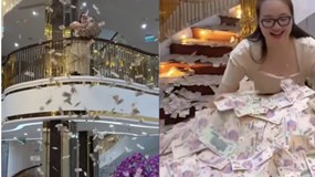Chiêu trò của Hoàng Hường: Phát ngôn gây sốc, livestream , rải tiền và dấu hiệu 'thoát xác'