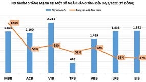 Nợ nhóm 5 bất ngờ tăng mạnh khiến nợ xấu ngày càng ‘xấu’