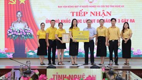 PVcomBank hỗ trợ nhân dân Nghệ An 1 tỷ đồng khắc phục hậu quả bão số 3 (bão Wipha) 
