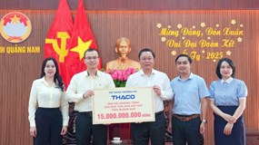 THACO nhận bằng khen trong công tác “Xóa nhà tạm, nhà dột nát” tỉnh Quảng Nam