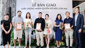 Masterise Homes® thăng hạng uy tín khi liên tục bàn giao sổ hồng đến cư dân