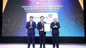 VietinBank (HOSE: CTG) nhận danh hiệu “Doanh nghiệp niêm yết có hoạt động Quan hệ nhà đầu tư được yêu thích nhất”