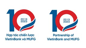 Ra mắt Biểu trưng kỷ niệm 10 năm hợp tác chiến lược VietinBank và MUFG Bank