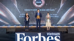 Top 1 trong 25 thương hiệu dẫn đầu 2025 của Forbes Việt Nam gọi tên Vinamilk
