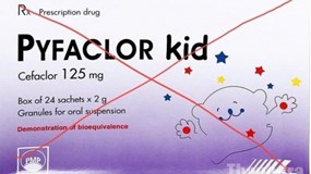 Thanh Hóa: Thu hồi toàn tỉnh lô thuốc Pyfaclor Kid vi phạm chất lượng