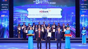 Đẩy mạnh chuyển đổi số, HDBank đạt giải thưởng Chuyển đổi số Việt Nam 2022 