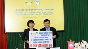 PVcomBank đẩy mạnh hợp tác với Trường Đại học Đồng Tháp trong nhiều hoạt động