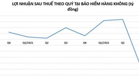 Công ty bảo hiểm đầu tiên báo lỗ quý 3/2022