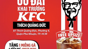 Sau phản ứng về việc đặt tên 'KFC Thích Quảng Đức', thương hiệu KFC có động thái mới