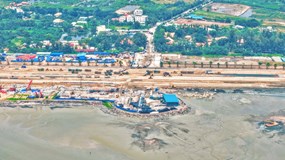 Vimhomes Cần Giờ sử dụng công nghệ san lấp lấn biển bền vững hàng đầu thế giới