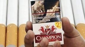 Bao bì thuốc lá bắt buộc phải in cảnh báo sức khỏe chiếm 50% diện tích