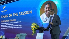 GS. Ermias Kebreab: Giải thưởng VinFuture tạo nên không gian đối thoại mở hiếm thấy