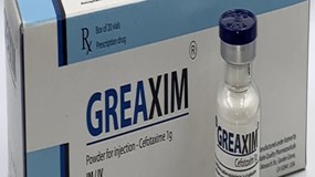 Thu hồi toàn quốc 6 lô thuốc bột pha tiêm Greaxim