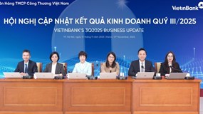 VietinBank ghi dấu 9 tháng 2025 với tăng trưởng vượt trội và chất lượng tài sản vững chắc
