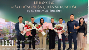 ROX Living Hồng Lĩnh hút nhà đầu tư tìm kiếm dòng tiền bền vững