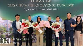 ROX Living Hồng Lĩnh hút nhà đầu tư tìm kiếm dòng tiền bền vững