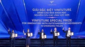 VinFuture 2025 - Vinh danh 4 công trình khoa học "Cùng vươn mình- Cùng thịnh vượng"