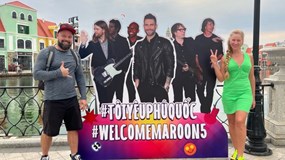 Maroon 5 đổ bộ Phú Quốc, fan hâm mộ háo hức chào đón thần tượng với nhiều màn độc đáo