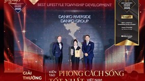 Dot Property Vietnam Awards 2025 – Danko Riverside giành giải thưởng KĐT kiến tạo phong cách sống tốt nhất Việt Nam