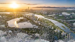 Hà Nội khởi công dự án đầu tư xây dựng Trục Đại lộ Cảnh quan sông Hồng