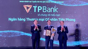 TPBank được công nhận “Doanh nghiệp đạt chuẩn văn hóa kinh doanh Việt Nam 2022”