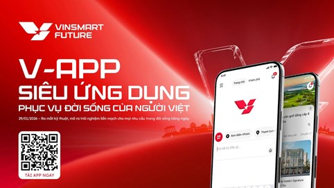 Vinsmart Future ra mắt kỹ thuật phiên bản trải nghiệm sớm siêu ứng dụng 'một chạm' V-APP