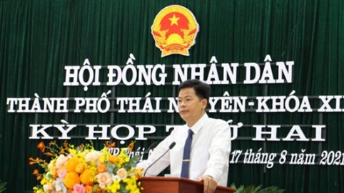 Đề nghị đình chỉ chức vụ Bí thư Thành ủy Thái Nguyên