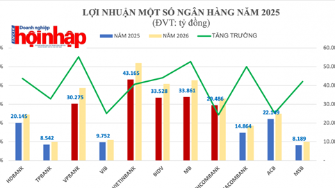 Dự báo năm 2025: Nhiều ngân hàng Việt Nam gia nhập câu lạc bộ lợi nhuận tỷ USD