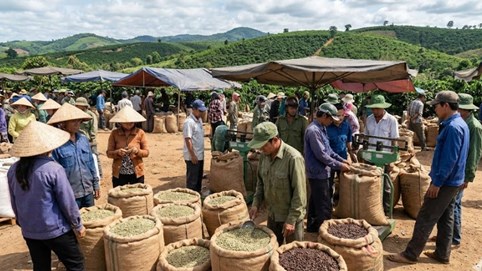 Giá cà phê hôm nay 10/2/2026: Tây Nguyên đồng loạt tăng mạnh