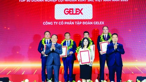 Tập đoàn GELEX được vinh danh trong TOP 50 Doanh nghiệp lợi nhuận xuất sắc nhất Việt Nam 2023 