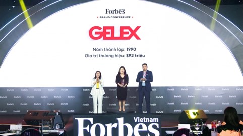 GELEX lọt Top 25 thương hiệu dẫn đầu do Forbes Việt Nam bình chọn