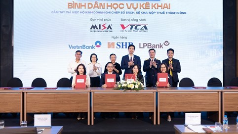SHB đồng hành cùng MISA hỗ trợ hộ kinh doanh kê khai thuế