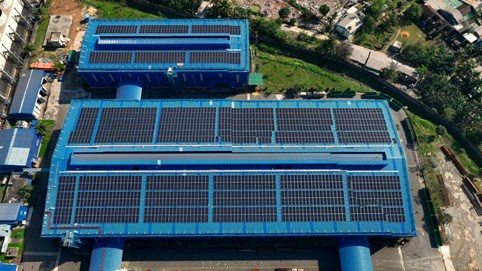 Thép Hòa Phát Dung Quất triển khai lắp đặt điện mặt trời áp mái phân kỳ 2
