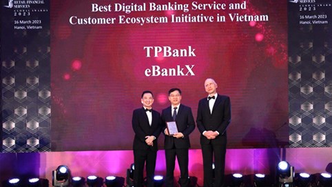 Ngân hàng số TPBank liên tiếp toả sáng trên bảng vinh danh của The Asian Banker