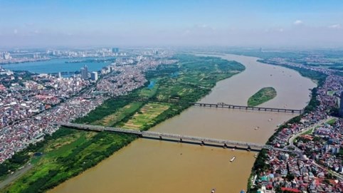 Hà Nội: Dự kiến xây dựng đường tàu dọc 2 bờ sông Hồng