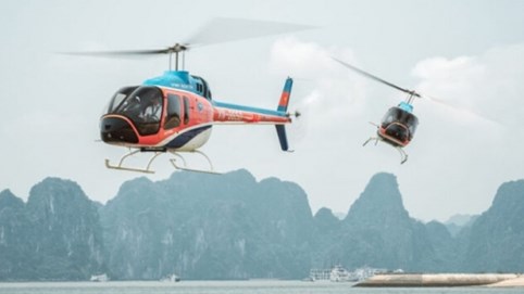 Giá tour bay trực thăng ngắm vịnh Hạ Long là bao nhiêu?
