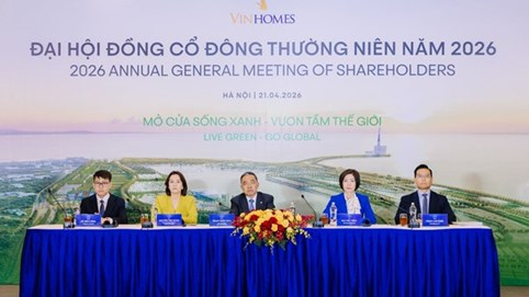 Vinhomes đặt mục tiêu lợi nhuận sau thuế 60.000 tỷ đồng năm 2026