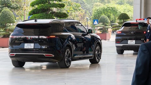 Cận cảnh dàn xe điện đưa đón khách VIP tại Hội nghị Thượng đỉnh P4G