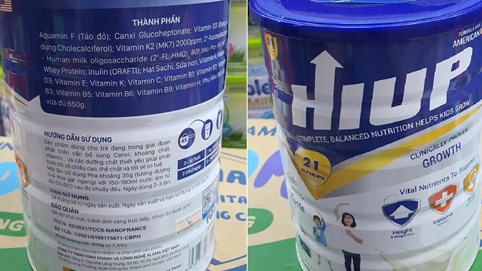 “Sữa tăng chiều cao” Hiup: Thực phẩm nhưng tự nhận là sữa?