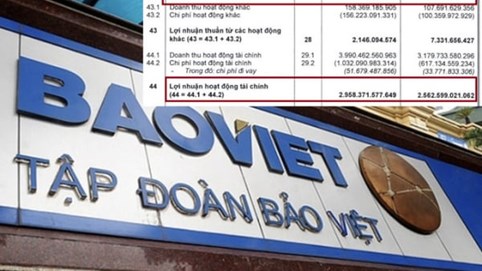 Bảo Việt rót hơn 290.000 tỷ đồng đầu tư tài chính, lợi nhuận bảo hiểm lép vế
