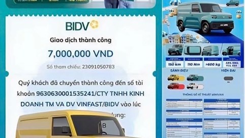 Khách hàng Việt háo hức khoe “bấm nút” chốt cọc sớm VinFast EC Van