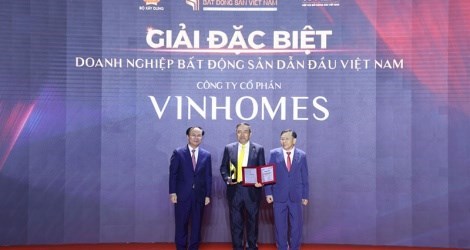 Vinhomes nhận “siêu giải thưởng” - Dẫn đầu thị trường bất động sản Việt Nam