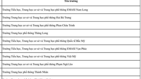11 trường học ở TP.HCM bị 