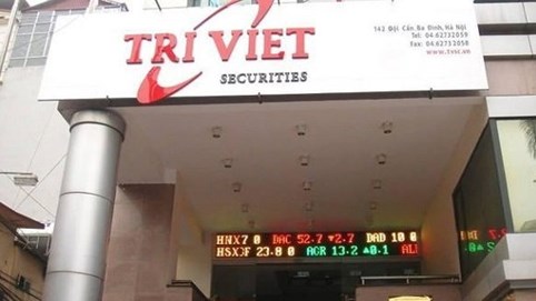 Cổ phiếu của Chứng khoán Trí Việt bị HoSE đưa vào diện cảnh báo