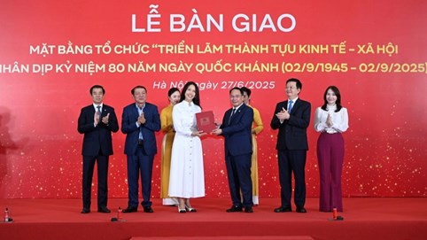 Vingroup bàn giao mặt bằng Trung tâm Triển lãm Việt Nam nhân dịp kỷ niệm ngày Quốc khánh