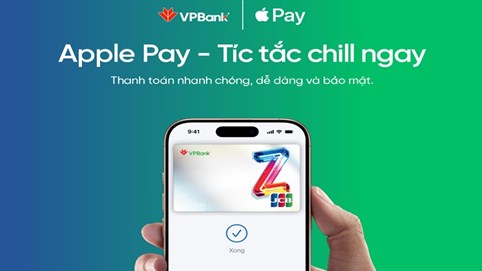 VPBank triển khai Apple Pay cho chủ thẻ VPBank JCB