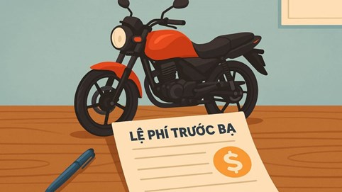 Lệ phí trước bạ xe máy giảm xuống 2%