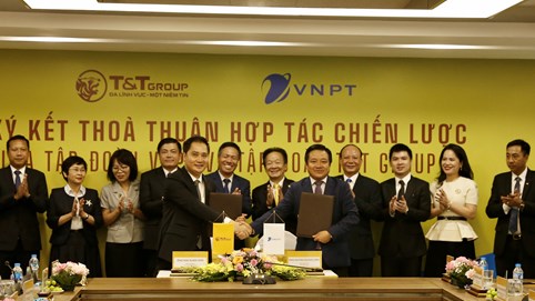 Tập đoàn T&T Group hợp tác chiến lược toàn diện với Tập đoàn VNPT 