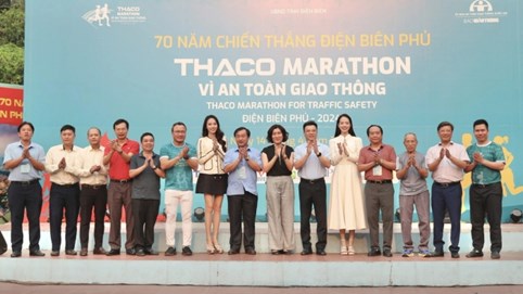 Petrovietnam đồng hành cùng giải chạy THACO Marathon Vì an toàn giao thông - Điện Biên Phủ 2024