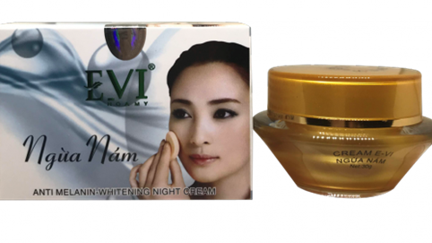 Kem ngừa nám, mờ tàn nhang EVI Cream bị thu hồi trên toàn quốc